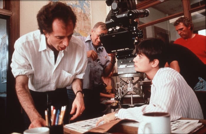 Режиссер Джерри Цукер и актриса Деми Мур на съемках фильма | Фото: tvkinoradio.ru