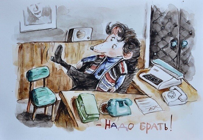 Сцены из советских картин с ежиками в главных ролях