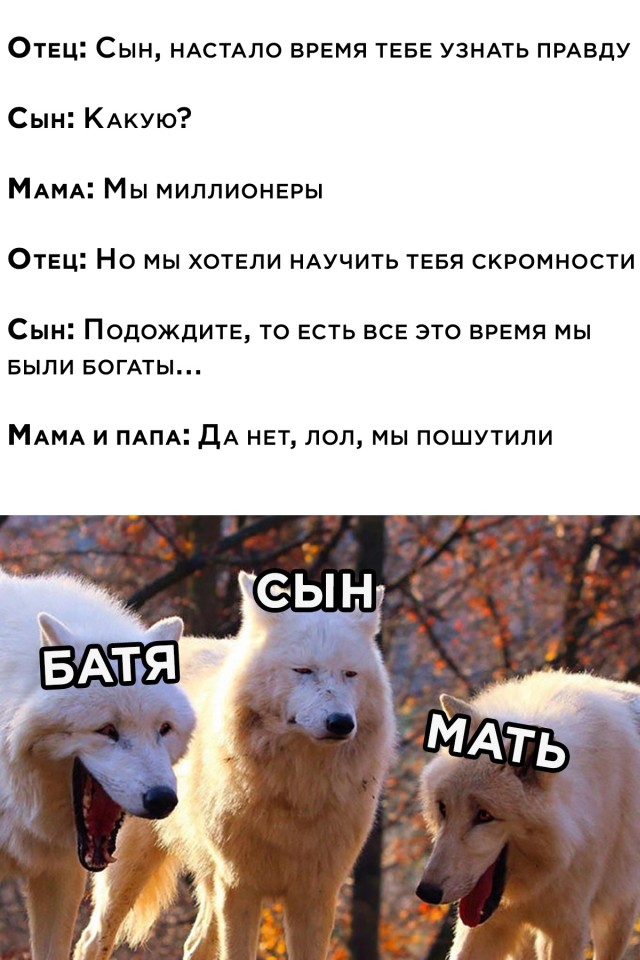Родители разыграли сына