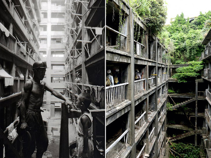 Лучшее место фильма ужасов: как выглядит заброшенный остров у берегов Японии