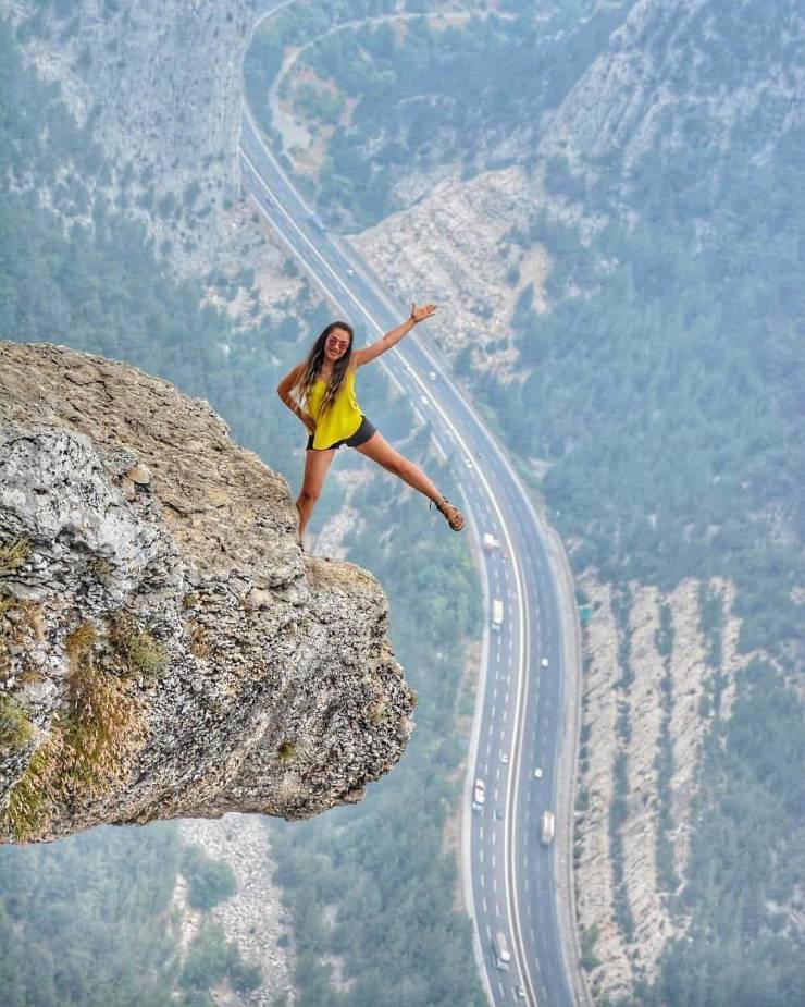 Опасное фото на горе