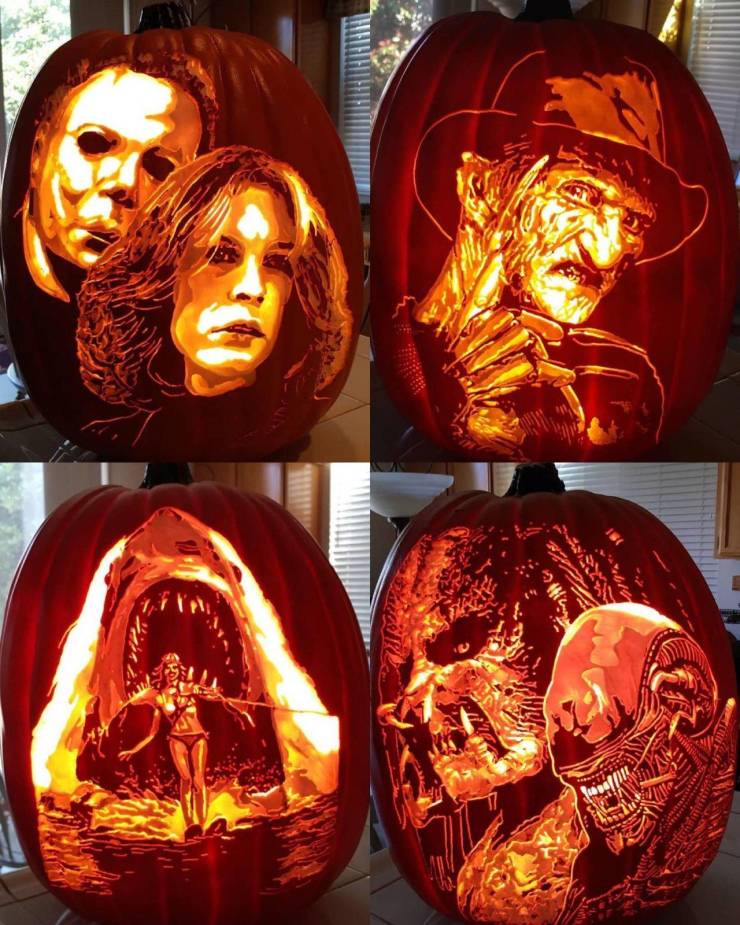 Рисунок на тыкве