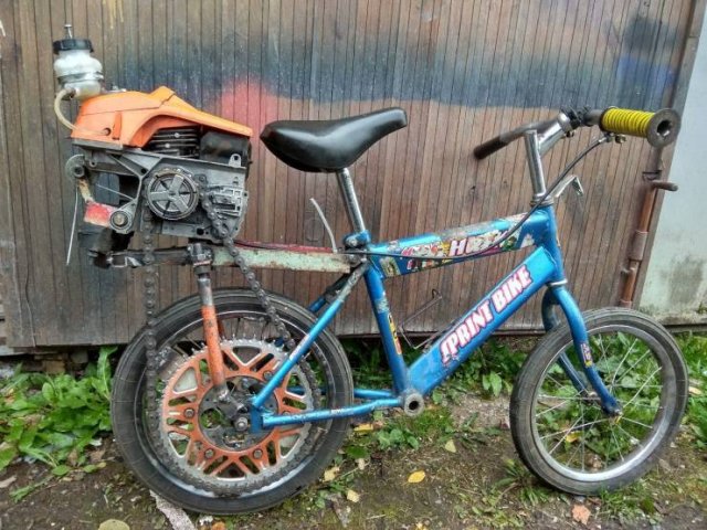 Велосипед с мотором