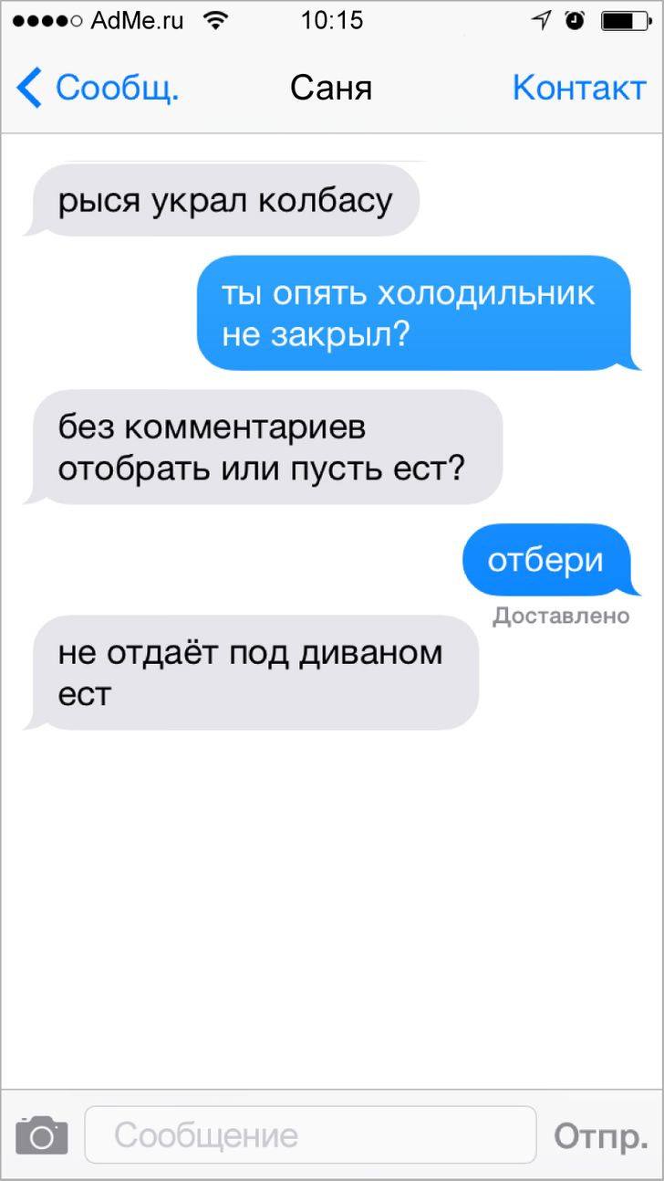 Мальчик Саня — мастер смс-переписки