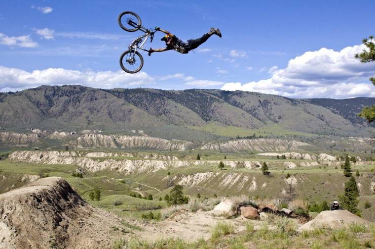 Полет на велосипеде