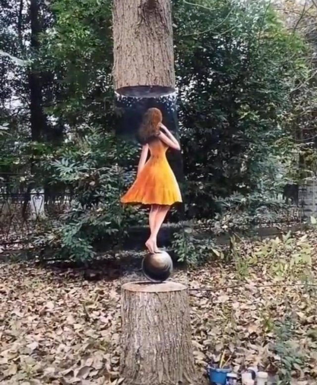 Рисунок на дереве