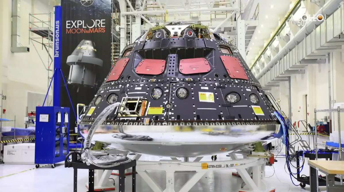 модуль Orion (Artemis 1) пылится еще с прошлой программы Созвездие