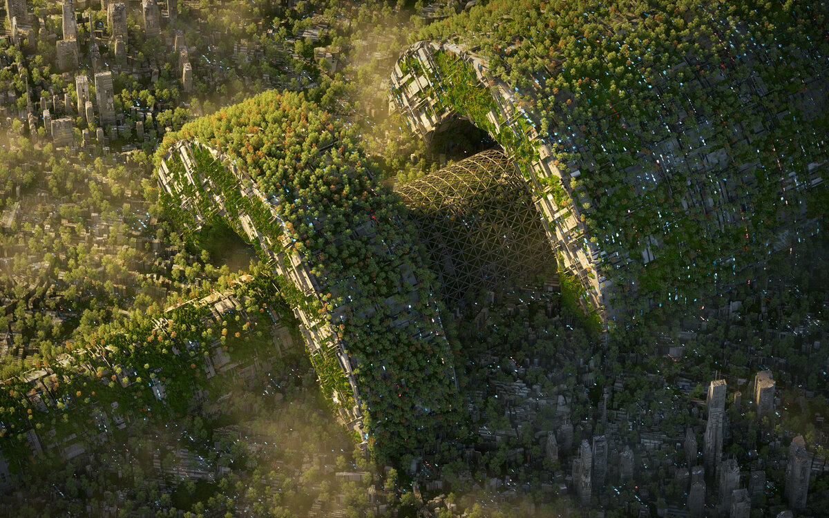 Города-монстры будущего. Урбанистический кошмар от итальянского художника