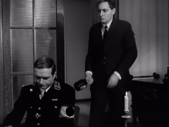 Бил ли Штирлиц Холтоффа бутылкой по голове? Бил ли Штирлиц Холтоффа бутылкой по голове?