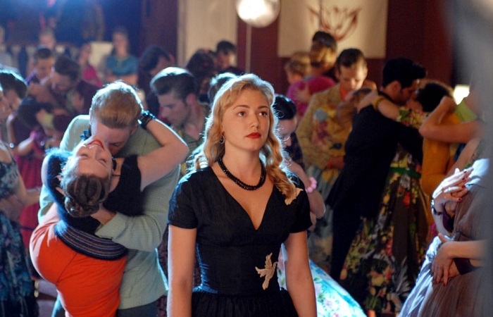 Кадр из фильма *Стиляги*. Кадр из фильма *Стиляги*.