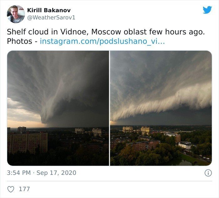 Новости о погодных аномалиях в России от твиттер-пользователя Кирилла Баканова