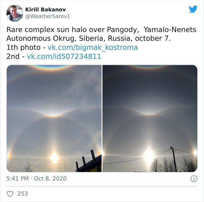 Новости о погодных аномалиях в России от твиттер-пользователя Кирилла Баканова