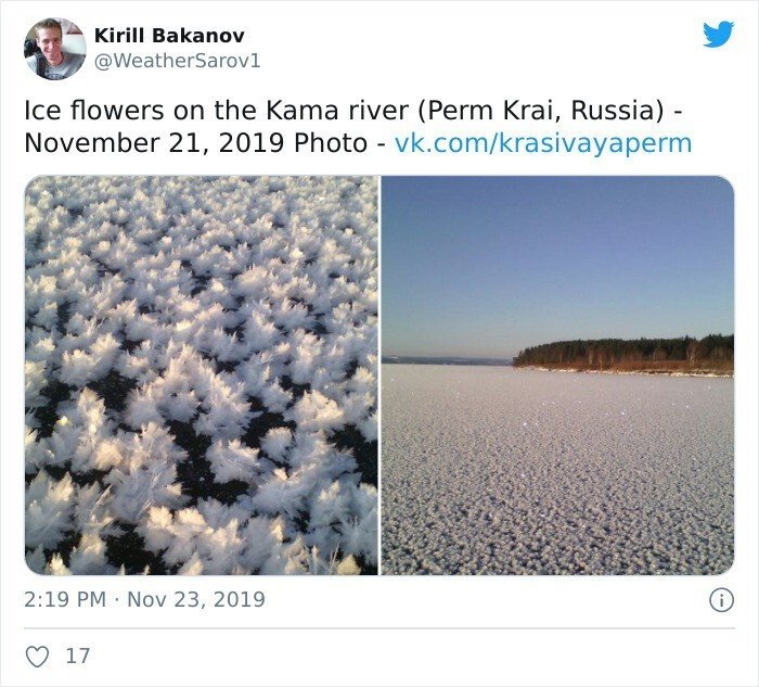 Новости о погодных аномалиях в России от твиттер-пользователя Кирилла Баканова