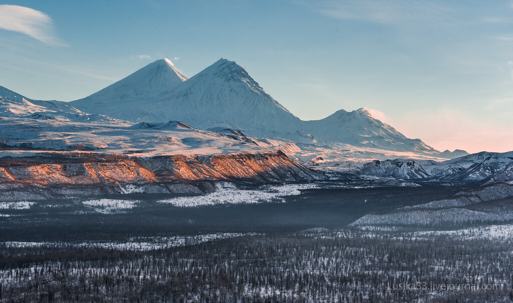 На вертолете над Камчаткой