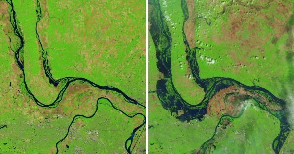 Фотографии со спутников от НАСА: какие изменения происходят на поверхности Земли