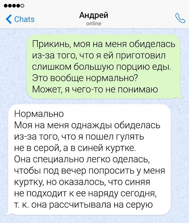 сообщение про еду