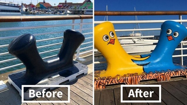 Том Боб - художник, который «оживляет» городские улицы