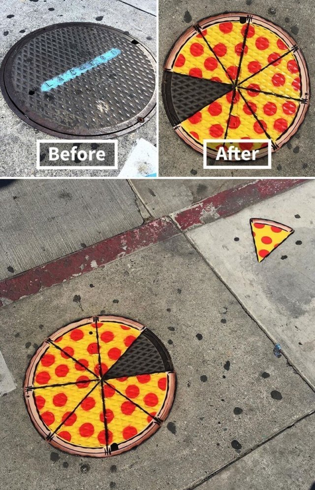 Том Боб - художник, который «оживляет» городские улицы Том Боб - художник, который «оживляет» городские улицы