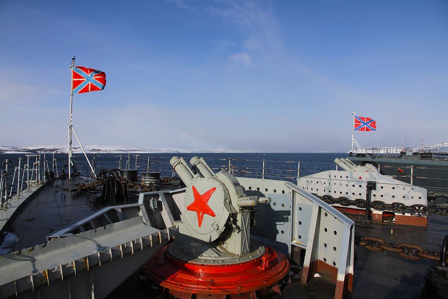 Один день на боевом корабле Северного флота России