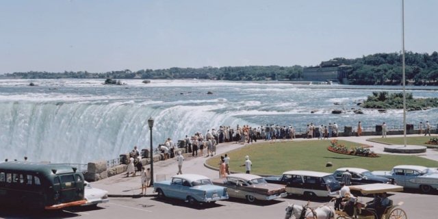 Ниагарский водопад, 1958 год.