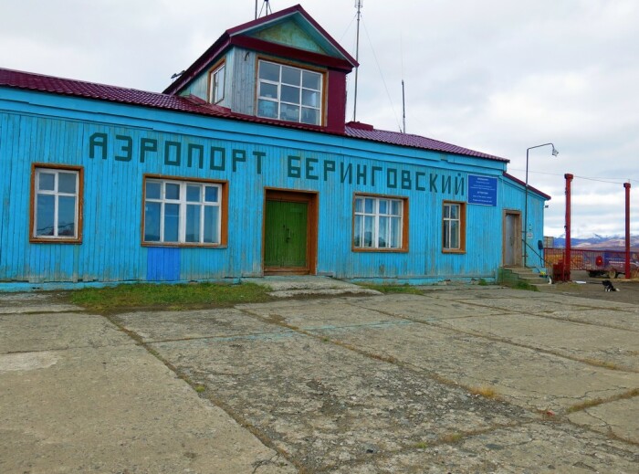 При условии благоприятных погодных условий в Беринговский прилетает вертолет / Фото: basov-chukotka.livejournal.com