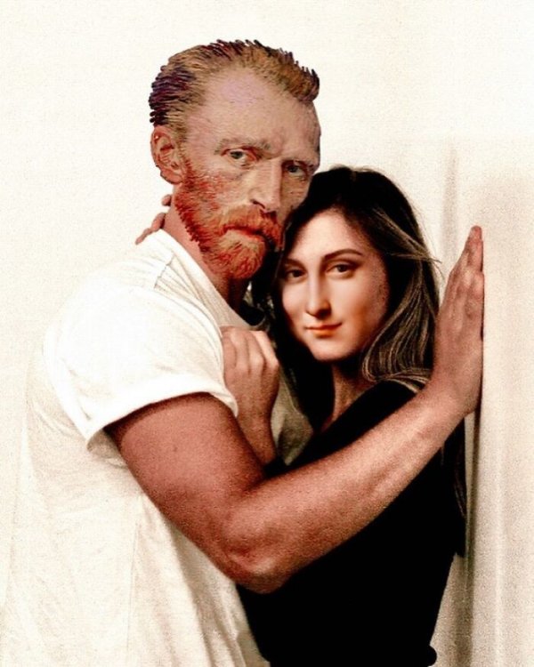 40 фотоманипуляций, которые переносят героев известных картин в реальный мир