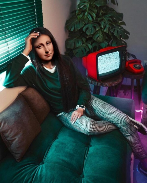 40 фотоманипуляций, которые переносят героев известных картин в реальный мир