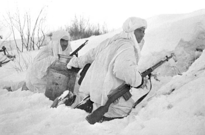 тактика ведения боя зимой заметно отличалась от других сезонов.