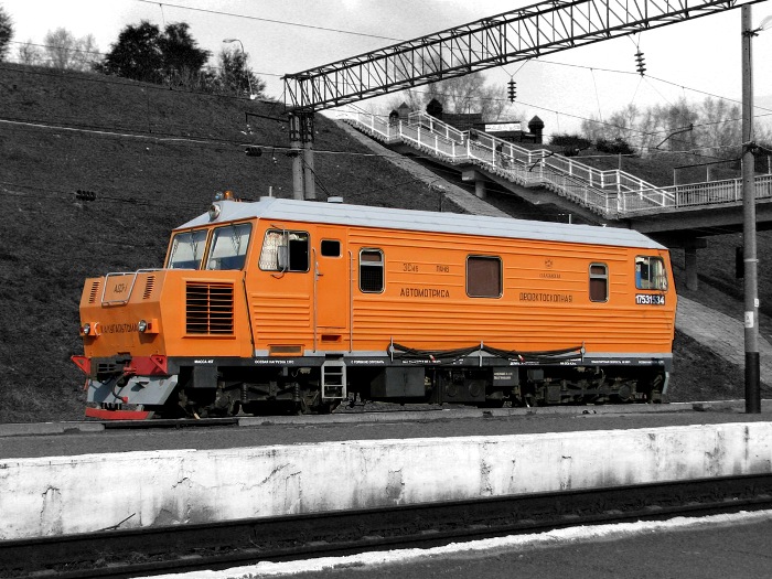 Автомотриса дефектоскопная АДЭ-1 № 053. /Фото: train-photo.ru