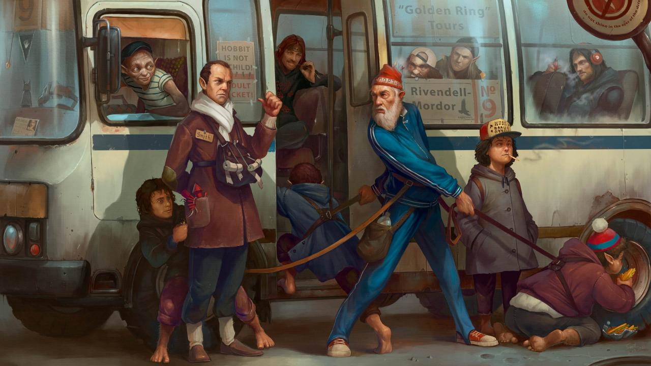 Герои Средиземья в нашем мире