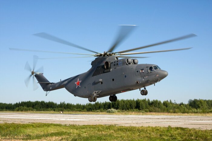 Самый большой современный вертолет. ¦Фото: Twitter. Самый большой современный вертолет. ¦Фото: Twitter.