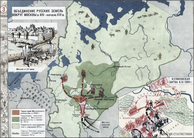 Школьный атлас истории СССР 1974 года