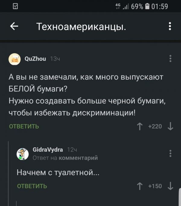 Смешные комментарии из социальных сетей