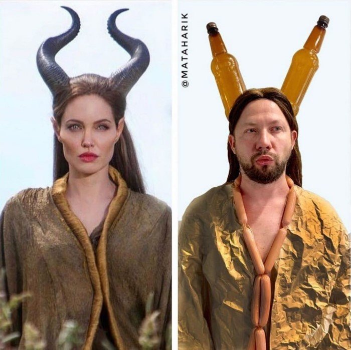 Просто истерика: пародии на фотографии знаменитостей