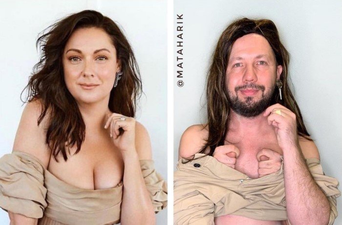 Просто истерика: пародии на фотографии знаменитостей