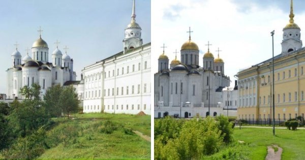 Знаменитые места в прошлом и сейчас