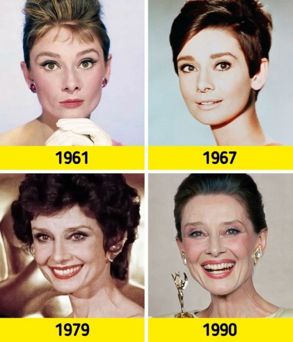 Культовые актрисы в разных этапах их карьеры в кино