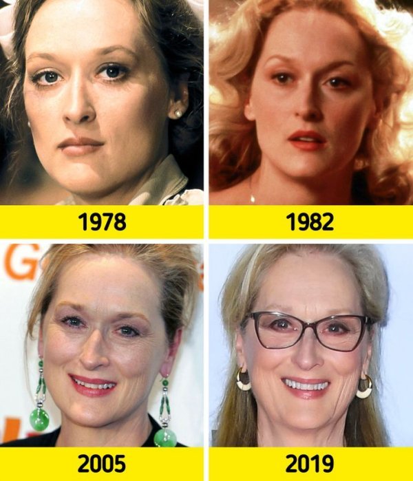 Культовые актрисы в разных этапах их карьеры в кино