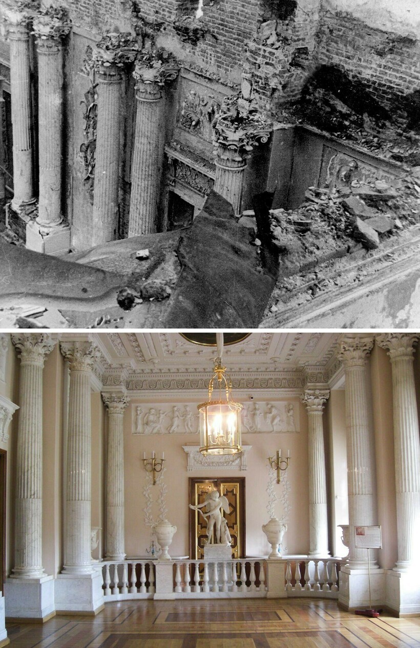 Тогда и сейчас: фото разрушенных дворцов Ленинграда Тогда и сейчас: фото разрушенных дворцов Ленинграда