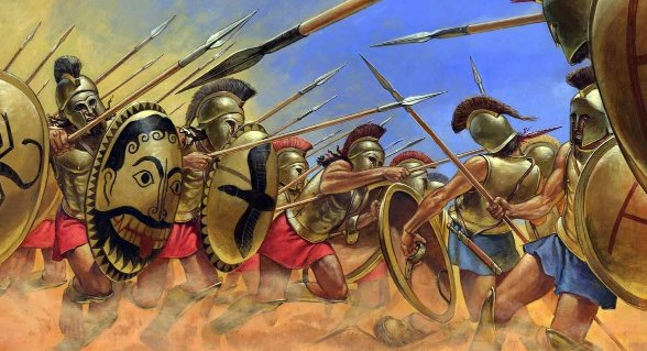 Принципиальное отличие армий прошлого: быть воином - почетно! Богатые люди - на войне в первых рядах, а не в тылу