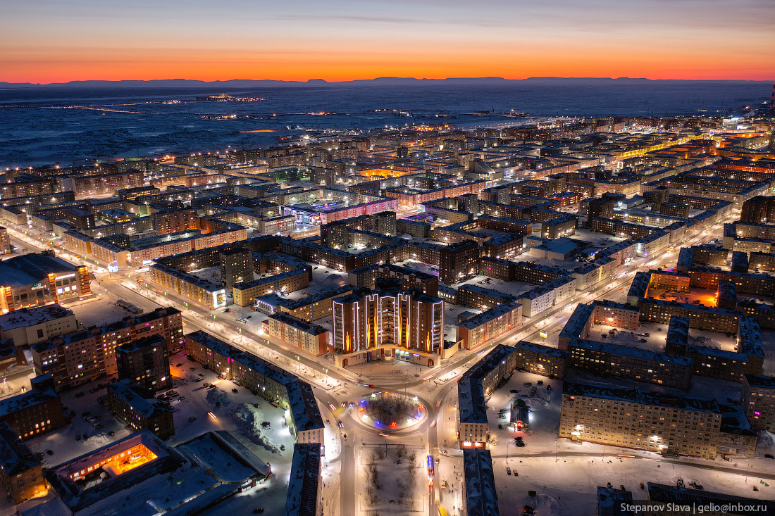 норильск с высоты, карат, трилистник