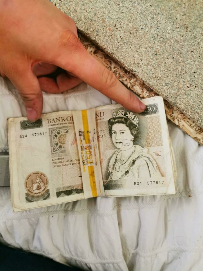 24. &quot;Ремонтировали чердак нашего нового дома и нашли 500 фунтов стерлингов 1981 года, завернутые в изоляцию&quot;