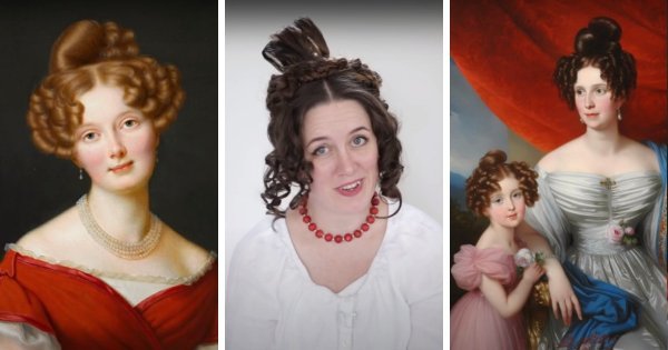 Девушка показала, как менялись женские прически на протяжении 500 лет