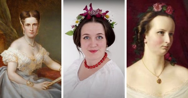 Девушка показала, как менялись женские прически на протяжении 500 лет