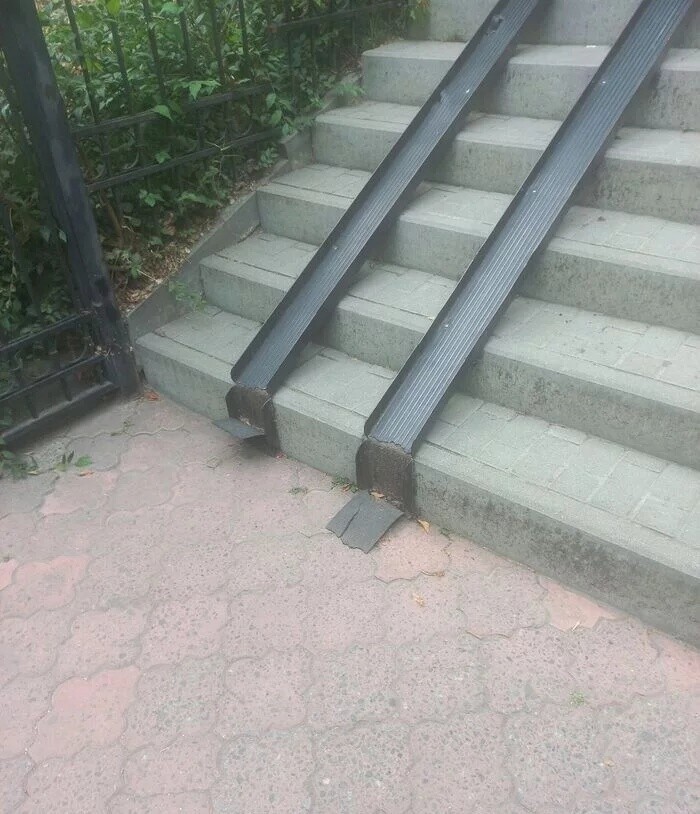 Пандусы для людей, которым уже нечего терять