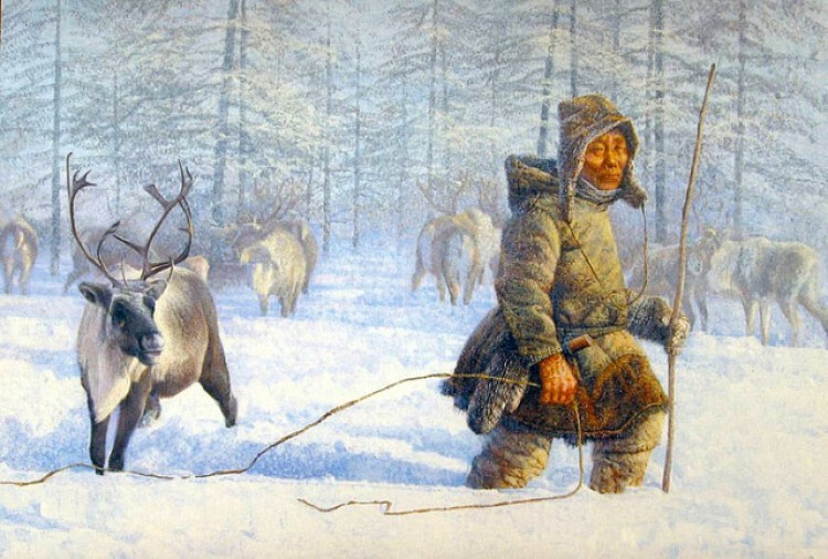 Якутский художник Андрей Чикачев