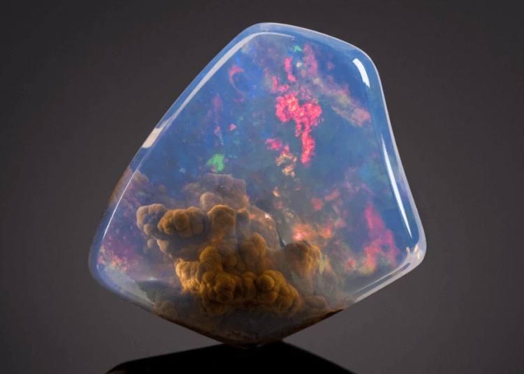 Что такое опал и как возник на Марсе. Камень опал не может возникнуть без воды. Фото.