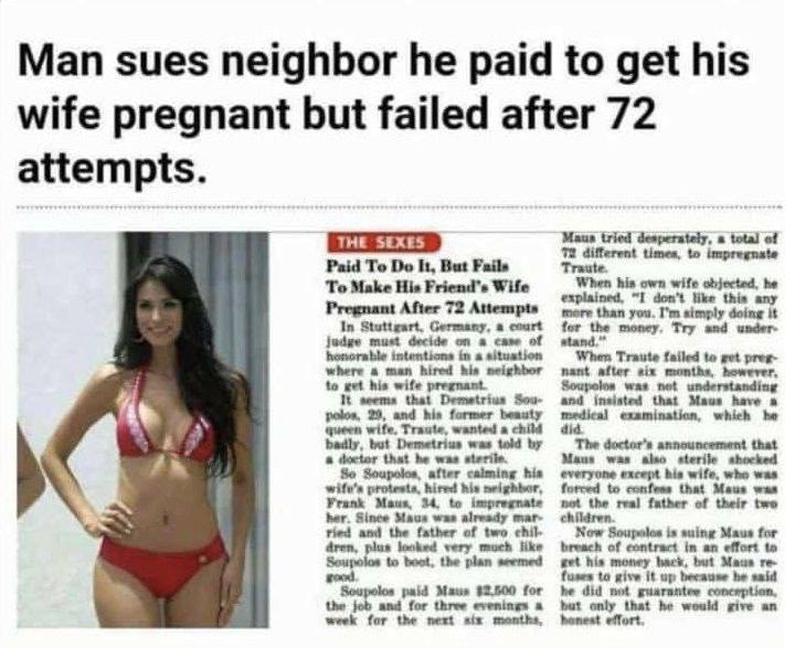 Bigpicture.ru Немец заплатил соседу, чтобы тот зачал его жене ребенка