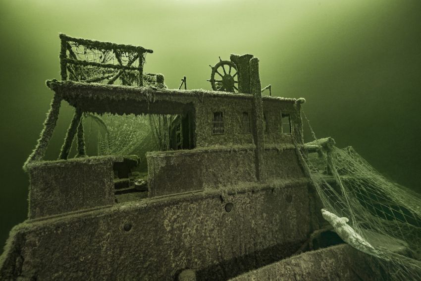 фотографии кораблей на дне Балтийского моря