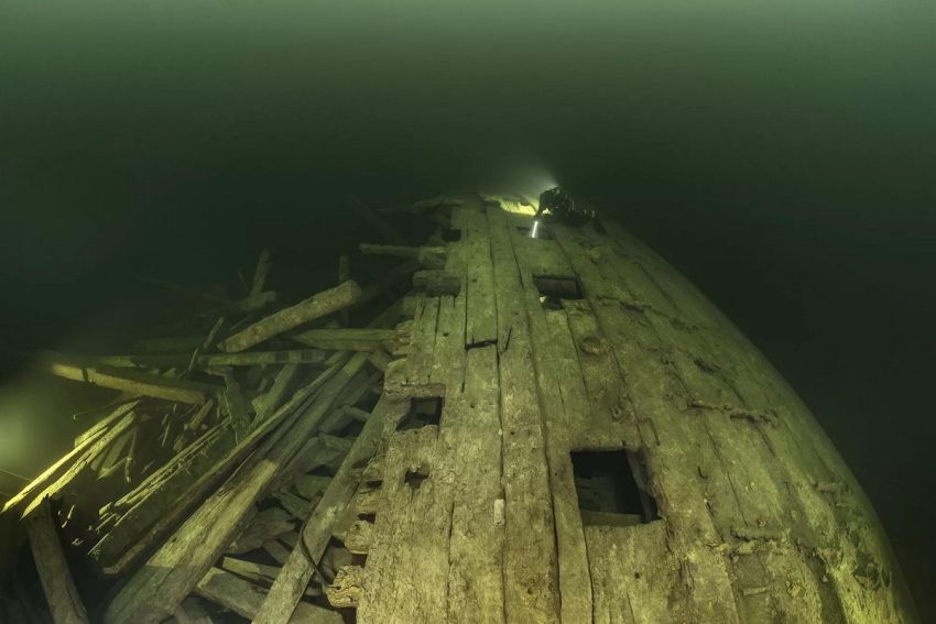 фотографии кораблей на дне Балтийского моря
